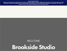 Tablet Screenshot of brooksideyoga.com